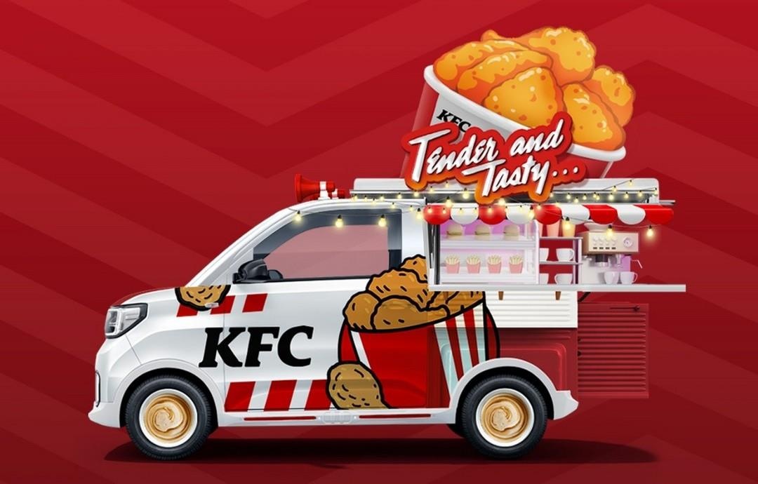 Wuling joins hands with KFC to build MINI fast food truck