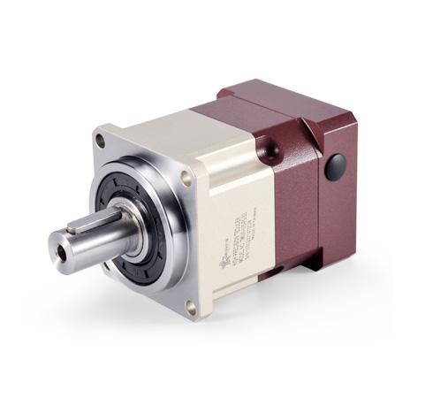 How is the small DC geared motor driven?