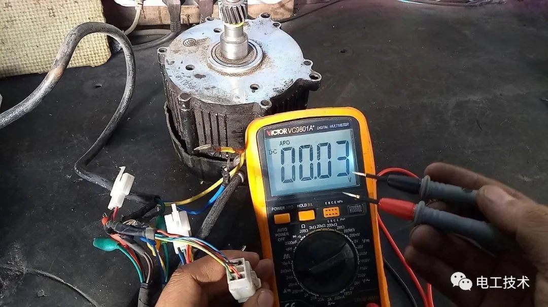 How to use a multimeter to detect whether the motor is burnt out