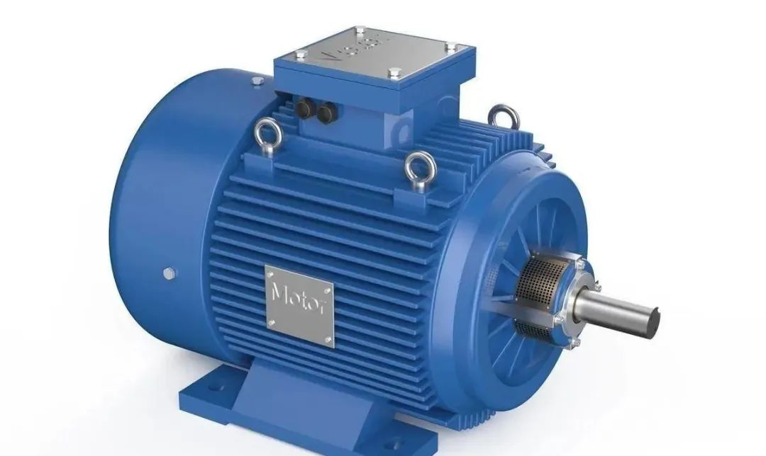 What is the shaft power and rated power in the motor?