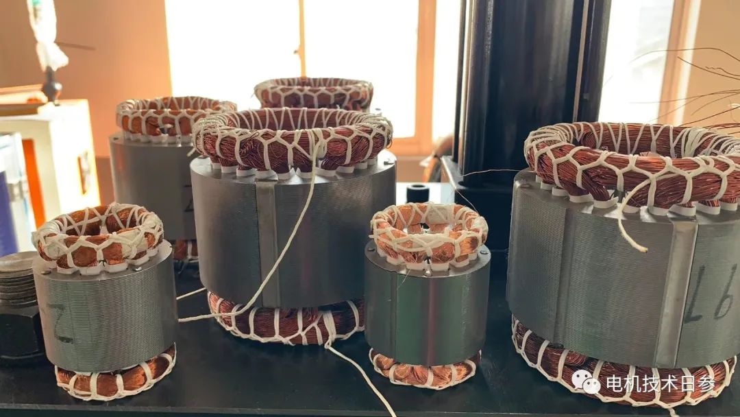 Why do some three-phase motor windings have no phase-to-phase insulation?